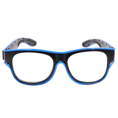 shjxi Glow Glasses, Light Sunglasses, LED Luminous Eyewear Party Props, Neon Flashing Costume Shades, Glow Accessories with Battery Power, Festival Wear for Kids Adults Dance Cosplay shjxi Glow Glasses, Light Sunglasses, LED Luminous Eyewear Party Props, Neon Flashing Costume Shades, Glow Accessories with Battery Power, Festival Wear for Kids Adults Dance Cosplay von shjxi
