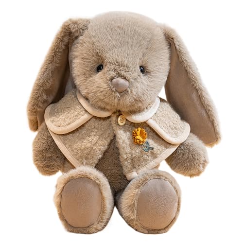 shjxi Rabbit Stuffed Animal, Huggable Plush Lop-Eared Bunny Pillow, Soft Cuddly Toy, Soft Rabbit Doll for Snuggling, Living Room, Bedroom, Car Decoration, Gift von shjxi