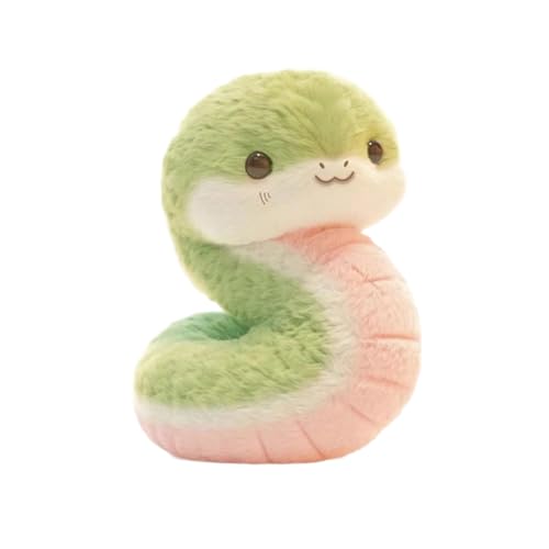 shjxi Snake Plush Toy, Stuffed Animal Doll, Soft Cartoon Design, Cozy Cushion Texture, Plush Snake for Kids Room, 9.8 Inch Green Toy for Girls Boys, for All Ages shjxi Snake Plush Toy, Stuffed Animal Doll, Soft Cartoon Design, Cozy Cushion Texture, Plush Snake for Kids Room, 9.8 Inch Green Toy for Girls Boys, for All Ages von shjxi