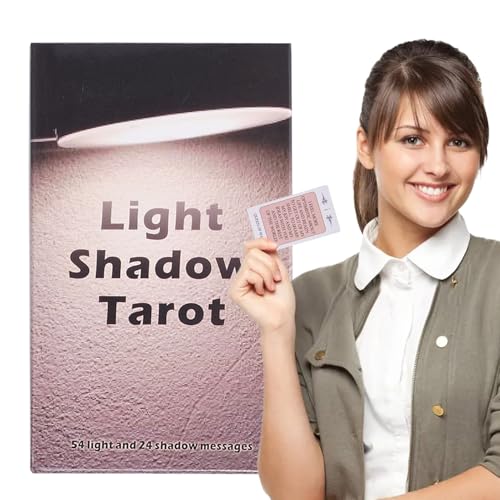 shjxi Tarot Deck, Fortune Telling Cards, 78 Illustrated Designs, Mystical Symbol Meanings, Spiritual Tool, Ideal for Divination, Meditation, Party Games, Psychic Readings, Adults Use shjxi Tarot Deck, Fortune Telling Cards, 78 Illustrated Designs, Mystical Symbol Meanings, Spiritual Tool, Ideal for Divination, Meditation, Party Games, Psychic Readings, Adults Use von shjxi