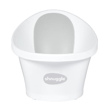 shnuggle® Babybadewanne in weiß / hellgrau von shnuggle®