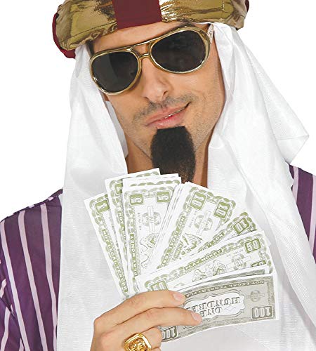 shoperama 75 Dollar Scheine Spielgeld Papier-Geld Scheich Dandy Gangster Mafioso Proll Playboy Kostüm-Zubehör Dekoration von shoperama
