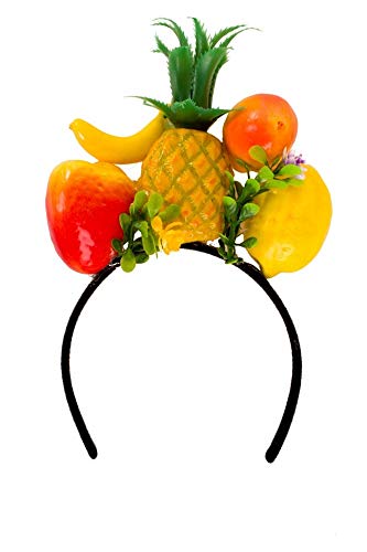shoperama Haarreif mit Früchten Brazil Obst Kopfbügel exotisch Samba Miranda Karneval in Rio Kostüm-Zubehör von shoperama