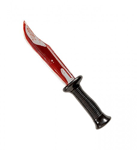 shoperama Halloween-Accessoire - Messer mit fließendem Blut für Piraten Killer Horror Kostüme von shoperama