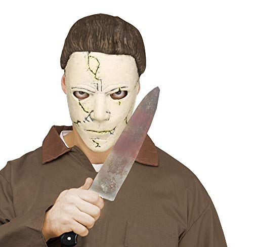 shoperama Michael Myers Set Maske und Messer Halloween Horror-Film Serienmörder Killer Kostüm-Zubehör Rob Zombie von shoperama