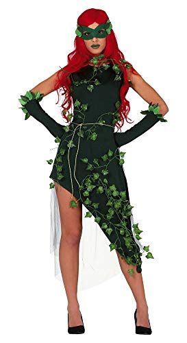 shoperama Poison Ivy Damen Kostüm Kleid Pflanzen-Schurkin Waldfee Eva Efeu, Größe:L von shoperama