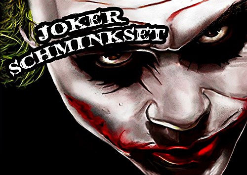 shoperama Profi-Schminkset Joker Makeup KIT für Karneval/Fasching/Halloween von shoperama