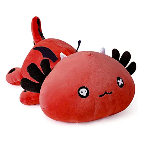 shownicer Plüschtier Axolotl Stofftier Kawaii Axolotl Plüsch, Axolotl Kuscheltier Plüschkissen Spielzeug, Wurfkissen, Schmusetier Geschenk für Kinder Mädchen Jungen von shownicer