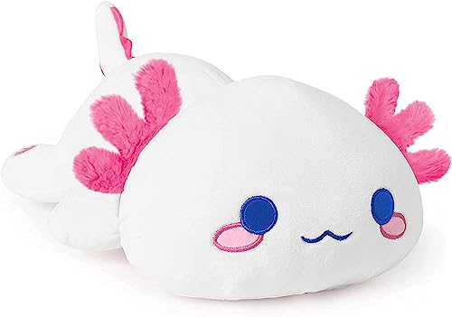 shownicer Plüschtier Axolotl Stofftier Kawaii Salamander Plüsch, Axolotl Kuscheltier Plüschkissen Spielzeug, Wurfkissen, Katze Plüsch Kissen, Schmusetier Geschenk Gefüllt für Kinder Mädchen Jungen von shownicer