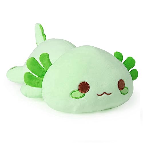 shownicer Plüschtier Axolotl Stofftier Kawaii Salamander Plüsch, Axolotl Kuscheltier Plüschkissen Spielzeug, Wurfkissen, Katze Plüsch Kissen, Schmusetier Geschenk Gefüllt für Kinder Mädchen Jungen von shownicer