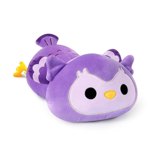 shownicer Plüschtier Eule Kuscheltier Stofftier Kawaii Eule Plüsch Kissen Spielzeug Wurfkissen Schmusetier Geschenk für Kinder Mädchen 12+ Jahre (Violett, 30cm) von shownicer