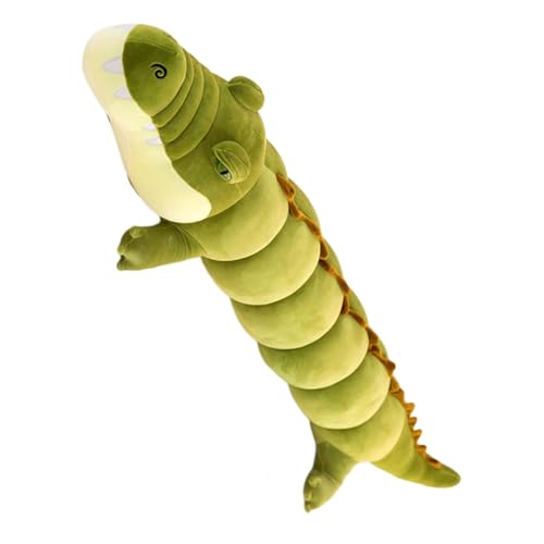 shpuuyy Alligator Toys Kissen,Alligator Plüschtier, Krokodilplüsch Superweiche Kuschelpuppen, Stofftier-Krokodil-Plüschtier-Kissen, entzückende Alligatortiere, gefüllte Kuschelpuppen von shpuuyy