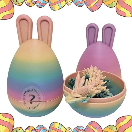 shpuuyy Drachenei Mit Drache, Ostereier 3D Gedrucktes Drachenei, Geheimnisvolle Drachen Spielzeug, Easter Dracheneier Kinder, Vorgefüllte Ostereier, Für Kinder Eiersuche, Korbfüller von shpuuyy