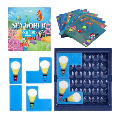 shpuuyy Lustige Brettspiele für Kinder, Strategiespiele - Stem-Strategiespiel-Puzzle | 60 Herausforderungen für Kinder-Reisespielzeug, interaktive logische Denkspiele für Kinder im Freien auf Reisen von shpuuyy