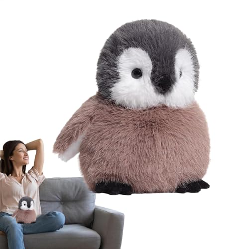 shpuuyy Pinguin-Plüschpuppe, Pinguin-Stofftier,8-Zoll weiches, kuscheliges Pinguin-Plüschtier für - Plüschtier-Stofffigur für, Teenager, Mädchen, Familie, Freunde von shpuuyy