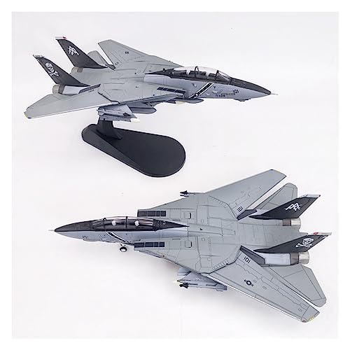 shuishuicui 1/100 für US Navy Army F14D F14A F-14 VF-31 Diecast Legierung Tomcat Kämpfer Flugzeug Flugzeug Modell(B) von shuishuicui