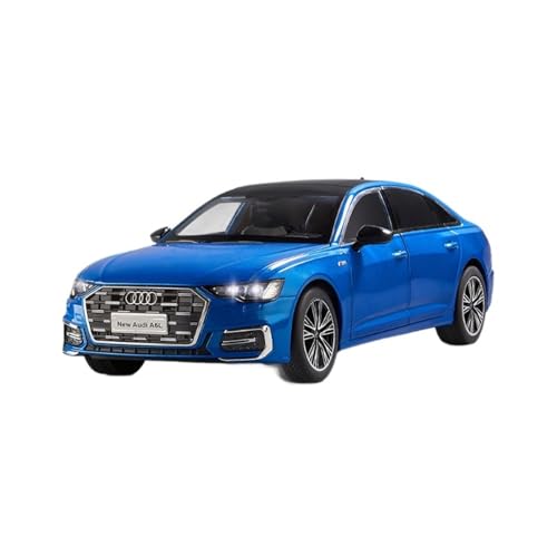 shuishuicui 1 18 Für Audi A6L Legierung Auto Modell Spielzeug Sammlung Memorial 11 Zoll Dekoration Schreibtisch Erwachsene Freizeit(Blue) von shuishuicui