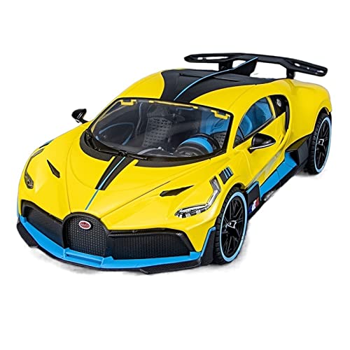 shuishuicui 1 18 Für Bugatti Divo Supercar Alloy Business Purpose Vehicle Simulation Automodell Sound Und Licht Spielzeug(B) von shuishuicui