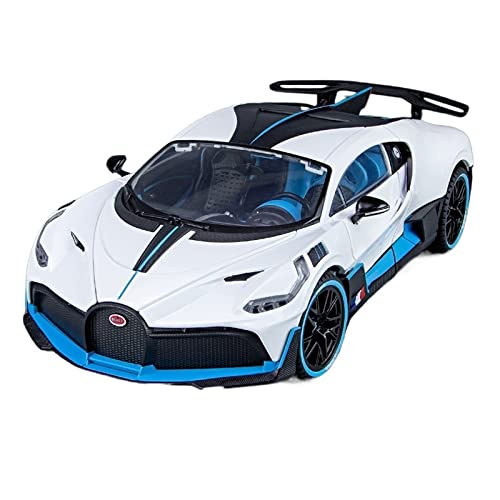 shuishuicui 1 18 Für Bugatti Divo Supercar Alloy Business Purpose Vehicle Simulation Automodell Sound Und Licht Spielzeug(D) von shuishuicui