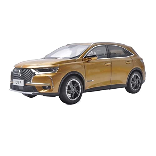 shuishuicui 1 18 Für Citroen DS7 2018 Gold SUV Simulation Metalllegierung Automodell Für Erwachsene Werbegeschenk von HUGGES