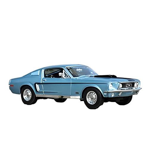 shuishuicui 1 18 Für Ford Mustang GT Cobra GTA 1968 Classic Diecast Alloy Simulation Automodell Metall Spielzeugfahrzeuge(D) von shuishuicui