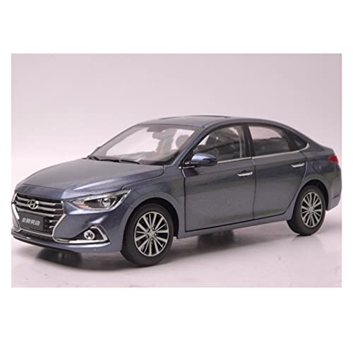 shuishuicui 1 18 Für Hyundai Elantra Celesta 2017 Hohe Simulation Metalllegierung Automodell Als Werbegeschenk(Blau) von shuishuicui