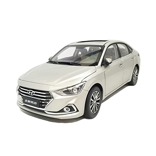 shuishuicui 1 18 Für Hyundai Elantra Celesta 2017 Hohe Simulation Metalllegierung Automodell Als Werbegeschenk(Weiß) von shuishuicui