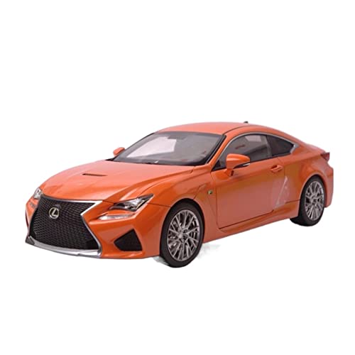 shuishuicui 1 18 Für Lexus RCF Orange Coupe Hohe Simulation Legierung Diecast Automodell Für Erwachsene Werbegeschenk von shuishuicui