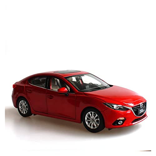 shuishuicui 1 18 Für Mazda 3 Axela 2014 Red Sedan Simulation Metalllegierung Diecast Automodell Für Erwachsene Geschenk von shuishuicui