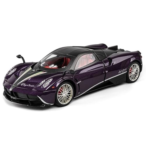 shuishuicui 1 18 Für Pagani Sportwagen Legierung Auto Modell 10,7 Zoll Dekorative Schreibtisch Sammlung Display Souvenir Männer Erwachsene Geschenk(Purple) von shuishuicui