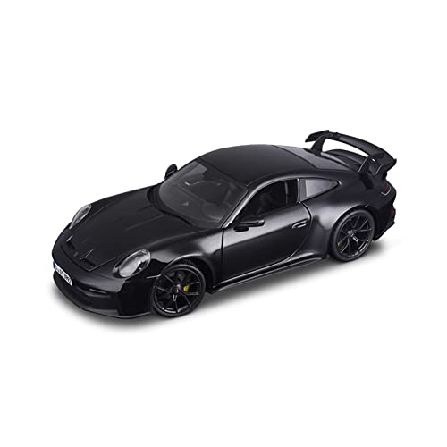 shuishuicui 1 18 Für Porsche 911 GT3 2022 Simulation Metall Maßstab Rennwagen Modell Statisches Fahrzeug Sammlerstück Ornament(Schwarz) von shuishuicui