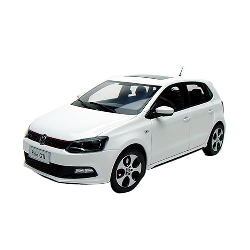 shuishuicui 1 18 Für Volkswagen Polo GTI 2012 Weißlegierung Diecast Automodell Als Geschenk Handarbeit Für Erwachsene von shuishuicui