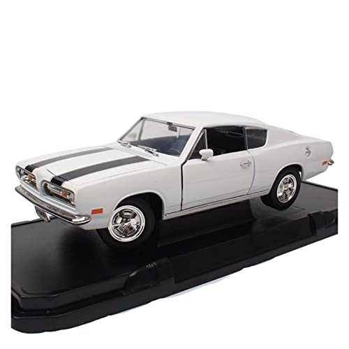 shuishuicui 1 18 Passend Für Plymouth Barracuda 1969 Muscle Sportwagen Diecast Alloy Simulation Car Metal Scene Dekoration(A) von shuishuicui