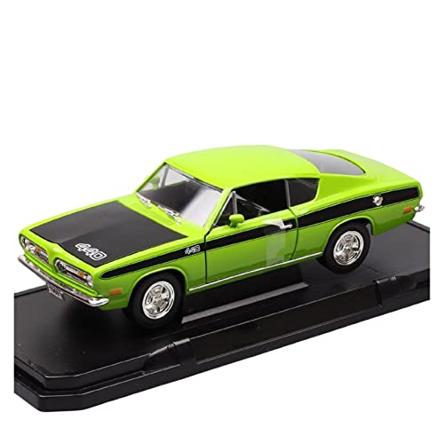 shuishuicui 1 18 Passend Für Plymouth Barracuda 1969 Muscle Sportwagen Diecast Alloy Simulation Car Metal Scene Dekoration(B) von shuishuicui