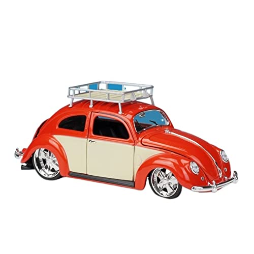 shuishuicui 1 18 Passend Für Volkswagen Käfer 1951 Druckgusslegierung Simulation Automodell Ornamente Junge Geschenk Rot von shuishuicui