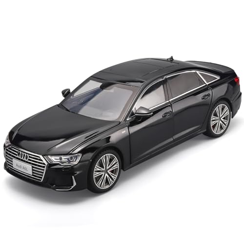 shuishuicui 1 18 für Audi A6L Panorama-Schiebedach Legierung Auto Modell Spielzeug Sammlung 11 Zoll Schreibtisch Dekoration Geschenk für Männer Jungen(Black) von shuishuicui