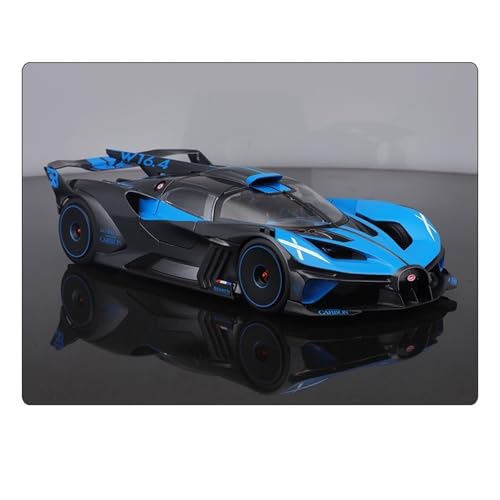 shuishuicui 1 18 für Bugatti Veyron Legierung Auto Modell Spielzeug Sammlung Dekorative Schreibtisch Memorial Geschenk Männer Jungen(Blue) von shuishuicui