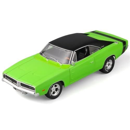 shuishuicui 1 18 für Dodge Challenger 1969 Legierung Auto Modelle Spielzeug Männer Jungen Grün Schreibtisch Dekoration Sammlung Geschenk Ornament von shuishuicui