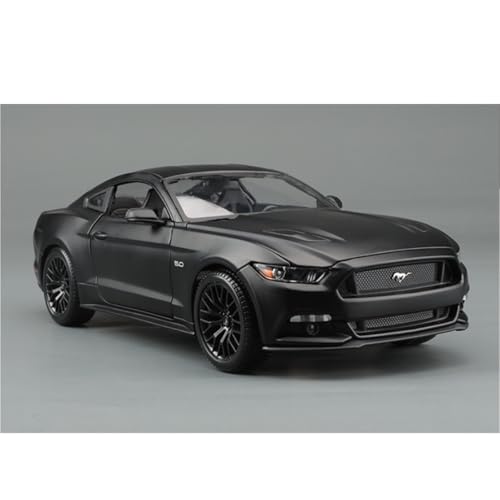 shuishuicui 1 18 für Ford Mustang GT Metall Legierung Muscle Sport Auto Modell Schmuck Sammeln Gedenk Erwachsene Geschenk Junge Spielzeug(Black) von shuishuicui