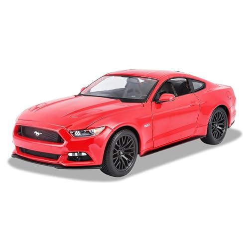 shuishuicui 1 18 für Ford Mustang GT Metall Legierung Muscle Sport Auto Modell Schmuck Sammeln Gedenk Erwachsene Geschenk Junge Spielzeug(Red) von shuishuicui