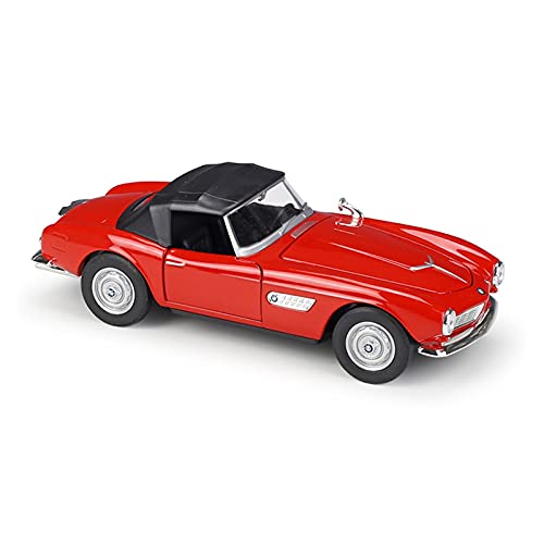 shuishuicui 1 24 Für BMW 507 Sportwagen Legierung Diecast Pull Back Spielzeugautomodell Als Geschenk Handarbeit Für Jungen Erwachsene(Rot) von shuishuicui