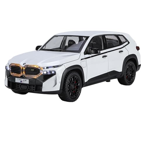 shuishuicui 1 24 Für BMW XM SUV Legierung Automodell Miniaturisierte 21 cm Dekorative Schreibtisch Sammlung Von Spielzeug für Gedenken Die Männer Jungen(White) von shuishuicui