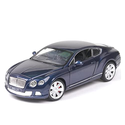 shuishuicui 1 24 Für Bentley Continental GT W12 Alloy Diecast Pull Back Automodell Für Erwachsene Display Ornamente(Blau) von shuishuicui