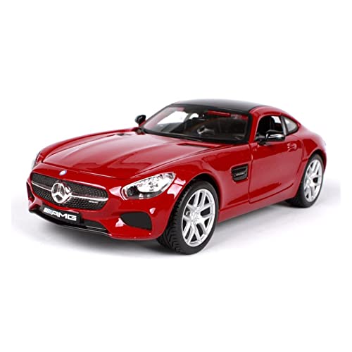 shuishuicui 1 24 Für Benz SLS AMG Alloy Diecast Pull Back Automodell Mit Soundlicht Als Geschenk Handwerk Für Erwachsene(Rot) von shuishuicui