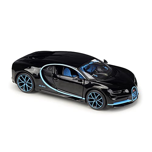 shuishuicui 1 24 Für Bugatti Qiaolong Chiron Simulation Legierung Auto Modell Spielzeug Geschenk Sammlung Dekoration Handwerk(Taglia unica) von shuishuicui