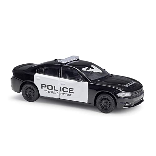 shuishuicui 1 24 Für Dodge Charger Pursuit Metalllegierung Simulation Zurückziehen Spielzeugauto Modell Für Erwachsene Geschenk von shuishuicui