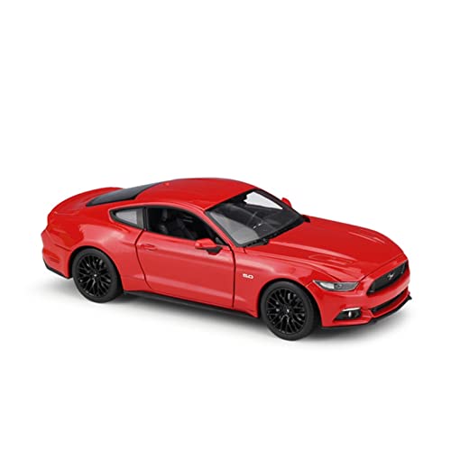 shuishuicui 1 24 Für Ford Mustang Alloy Diecast Pull Back Automodell Für Erwachsene Display Ornamente (Rot) von shuishuicui