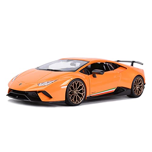 shuishuicui 1 24 Für Huracan Performante Orange Sportwagen Hohe Simulation Legierung Automodell Für Erwachsene Geschenk von shuishuicui