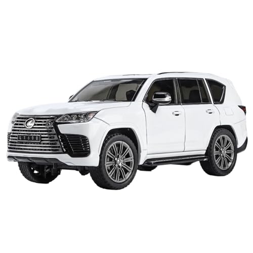 shuishuicui 1 24 Für Lexus LX600 Legierung Auto Modell Spielzeug 21CM Dekoration Sammlung Memorial Geschenk Für Männer Jungen(White) von shuishuicui