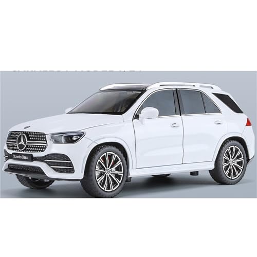 shuishuicui 1 24 Für Mercedes-Benz GLE350 SUV Legierung Auto Modell Miniaturisierte 8-Zoll Dekorative Schreibtisch Sammlung Spielzeug für Gedenken Die Männer Jungen(White) von shuishuicui